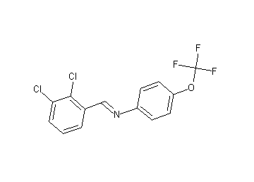 N-(2,3-dichlorobenzylidene)-4-(trifluoromethoxy)aniline - Click Image to Close