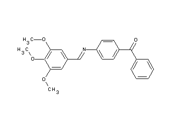 phenyl{4-[(3,4,5-trimethoxybenzylidene)amino]phenyl}methanone