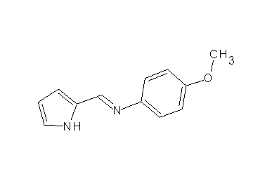 (4-methoxyphenyl)(1H-pyrrol-2-ylmethylene)amine