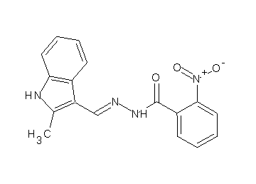 N'-[(2-methyl-1H-indol-3-yl)methylene]-2-nitrobenzohydrazide