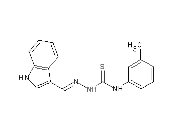 1H-indole-3-carbaldehyde N-(3-methylphenyl)thiosemicarbazone