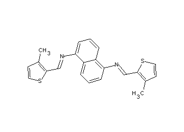 N,N'-bis[(3-methyl-2-thienyl)methylene]-1,5-naphthalenediamine