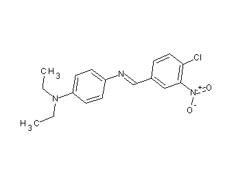 N'-(4-chloro-3-nitrobenzylidene)-N,N-diethyl-1,4-benzenediamine
