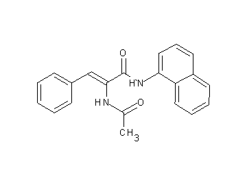 2-(acetylamino)-N-1-naphthyl-3-phenylacrylamide