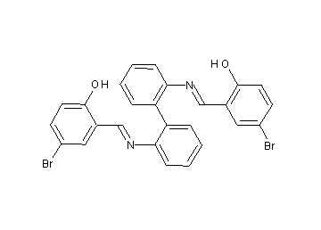 2,2'-[2,2'-biphenyldiylbis(nitrilomethylylidene)]bis(4-bromophenol)