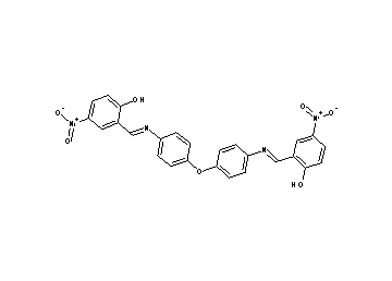 2,2'-[oxybis(4,1-phenylenenitrilomethylylidene)]bis(4-nitrophenol)