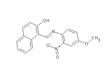 1-{[(4-methoxy-2-nitrophenyl)imino]methyl}-2-naphthol