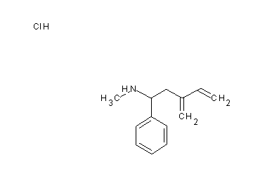 N-methyl-3-methylene-1-phenyl-4-penten-1-amine hydrochloride