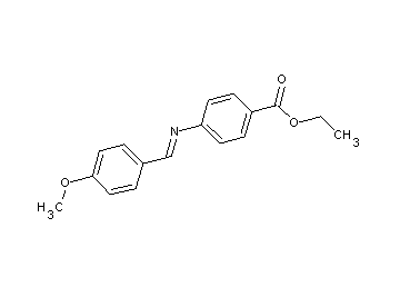 ethyl 4-[(4-methoxybenzylidene)amino]benzoate