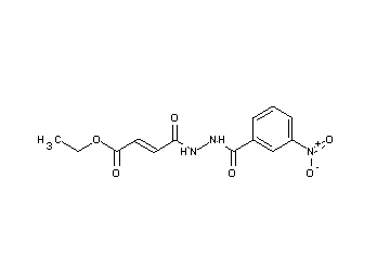 ethyl 4-[2-(3-nitrobenzoyl)hydrazino]-4-oxo-2-butenoate