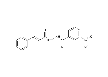 N'-cinnamoyl-3-nitrobenzohydrazide