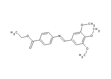 ethyl 4-[(3,4,5-trimethoxybenzylidene)amino]benzoate