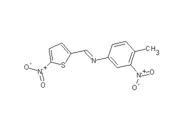 (4-methyl-3-nitrophenyl)[(5-nitro-2-thienyl)methylene]amine