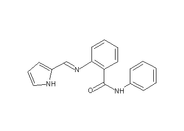 N-phenyl-2-[(1H-pyrrol-2-ylmethylene)amino]benzamide