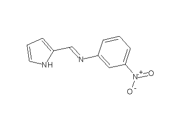 (3-nitrophenyl)(1H-pyrrol-2-ylmethylene)amine (3-nitrophenyl)(1H-pyrrol-2-ylmethylene)amine