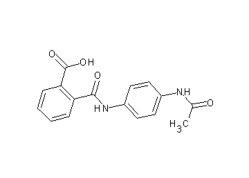 2-({[4-(acetylamino)phenyl]amino}carbonyl)benzoic acid