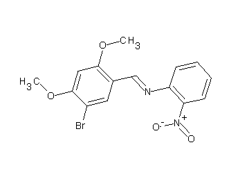 N-(5-bromo-2,4-dimethoxybenzylidene)-2-nitroaniline