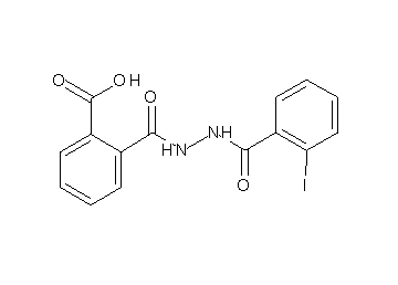 2-{[2-(2-iodobenzoyl)hydrazino]carbonyl}benzoic acid - Click Image to Close