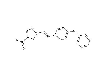 N-[(5-nitro-2-thienyl)methylene]-4-phenoxyaniline
