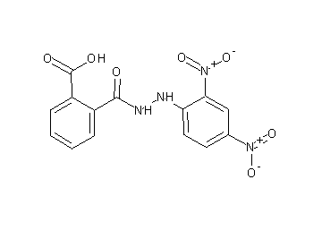 2-{[2-(2,4-dinitrophenyl)hydrazino]carbonyl}benzoic acid - Click Image to Close