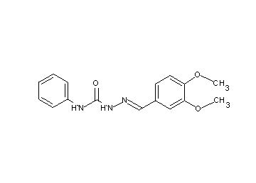 3,4-dimethoxybenzaldehyde N-phenylsemicarbazone
