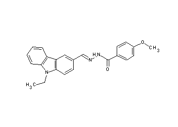 N'-[(9-ethyl-9H-carbazol-3-yl)methylene]-4-methoxybenzohydrazide