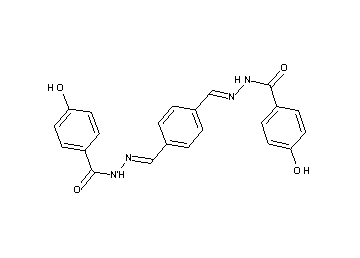 N',N''-[1,4-phenylenedi(methylylidene)]bis(4-hydroxybenzohydrazide)