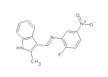 (2-fluoro-5-nitrophenyl)[(2-methyl-1H-indol-3-yl)methylene]amine