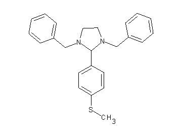 1,3-dibenzyl-2-[4-(methylsulfanyl)phenyl]imidazolidine