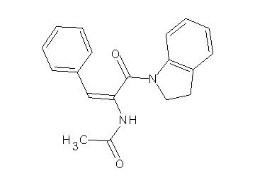 N-[1-(2,3-dihydro-1H-indol-1-ylcarbonyl)-2-phenylvinyl]acetamide