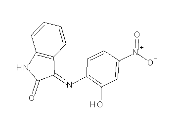 3-[(2-hydroxy-4-nitrophenyl)imino]-1,3-dihydro-2H-indol-2-one
