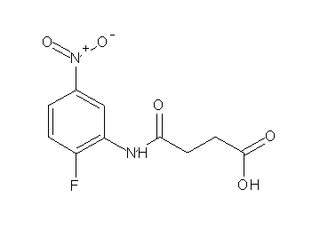 4-[(2-fluoro-5-nitrophenyl)amino]-4-oxobutanoic acid