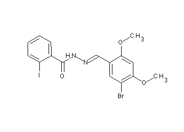 N'-(5-bromo-2,4-dimethoxybenzylidene)-2-iodobenzohydrazide