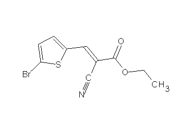 ethyl 3-(5-bromo-2-thienyl)-2-cyanoacrylate
