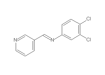 (3,4-dichlorophenyl)(3-pyridinylmethylene)amine