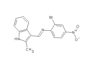 (2-bromo-4-nitrophenyl)[(2-methyl-1H-indol-3-yl)methylene]amine