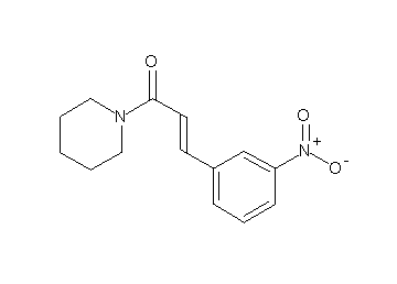1-[3-(3-nitrophenyl)acryloyl]piperidine