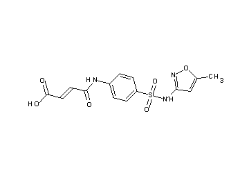 4-[(4-{[(5-methyl-3-isoxazolyl)amino]sulfonyl}phenyl)amino]-4-oxo-2-butenoic acid