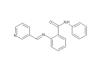 N-phenyl-2-[(3-pyridinylmethylene)amino]benzamide