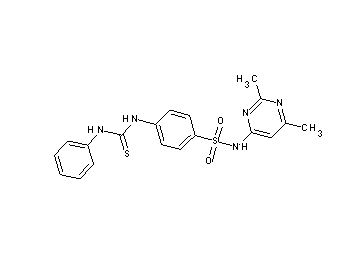 4-[(anilinocarbonothioyl)amino]-N-(2,6-dimethyl-4-pyrimidinyl)benzenesulfonamide