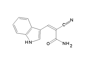 2-cyano-3-(1H-indol-3-yl)acrylamide