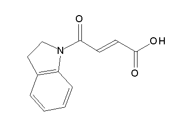 4-(2,3-dihydro-1H-indol-1-yl)-4-oxo-2-butenoic acid