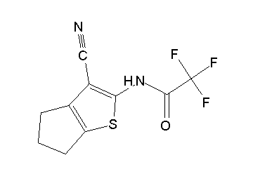 N-(3-cyano-5,6-dihydro-4H-cyclopenta[b]thien-2-yl)-2,2,2-trifluoroacetamide
