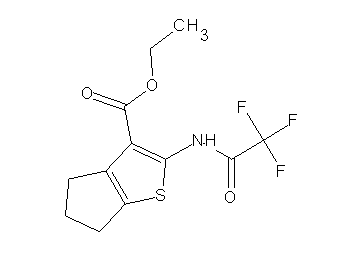 ethyl 2-[(trifluoroacetyl)amino]-5,6-dihydro-4H-cyclopenta[b]thiophene-3-carboxylate