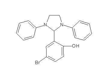4-bromo-2-(1,3-diphenyl-2-imidazolidinyl)phenol
