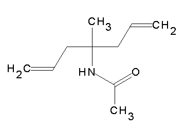 N-(1-allyl-1-methyl-3-buten-1-yl)acetamide