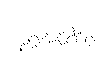 4-nitro-N-{4-[(1,3-thiazol-2-ylamino)sulfonyl]phenyl}benzamide