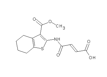 4-{[3-(methoxycarbonyl)-4,5,6,7-tetrahydro-1-benzothien-2-yl]amino}-4-oxo-2-butenoic acid
