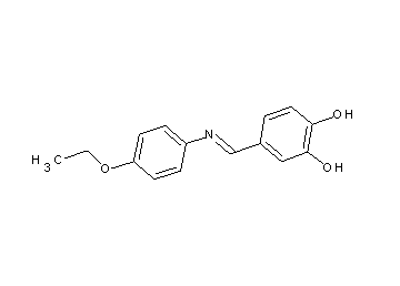 4-{[(4-ethoxyphenyl)imino]methyl}-1,2-benzenediol