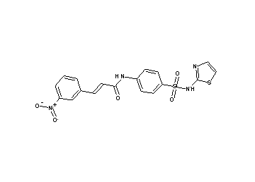 3-(3-nitrophenyl)-N-{4-[(1,3-thiazol-2-ylamino)sulfonyl]phenyl}acrylamide